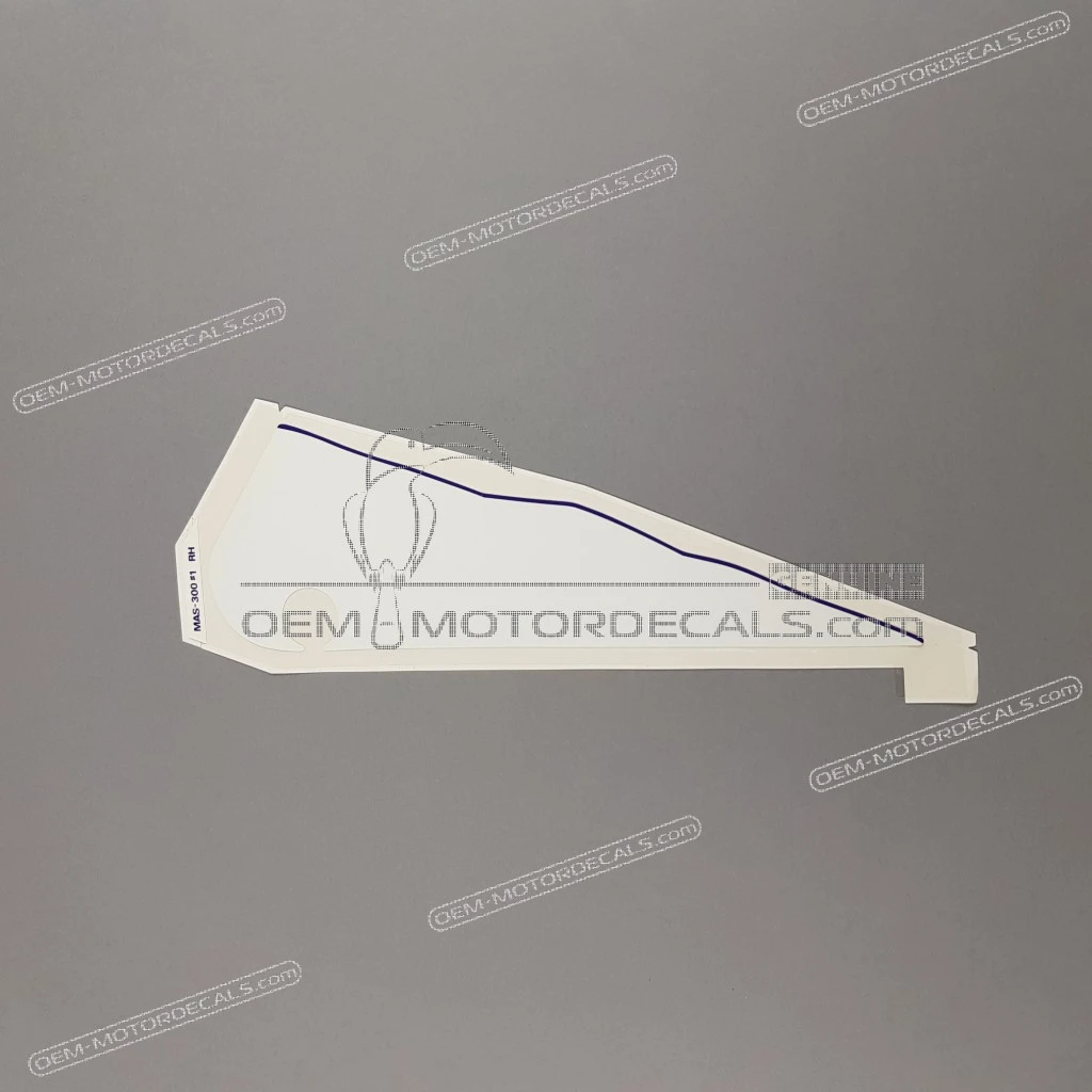 Honda CBR900RR Adesivo Carenatura Centrale Destra Lato Destro OEM 64303MAS300ZB