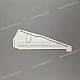 Honda CBR900RR Adesivo Carenatura Centrale Destra Lato Destro OEM 64303MAS300ZB