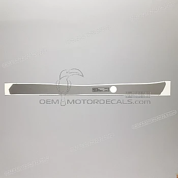 Frame cowling decal, right side