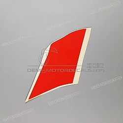 Side cowling decal, left side