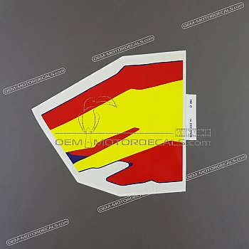 Right fairing stripe, right side