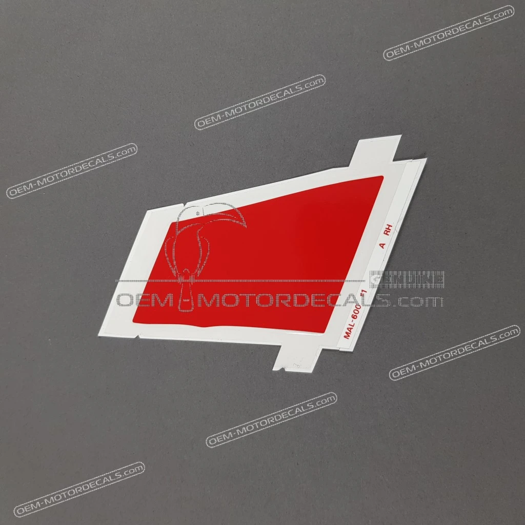 Honda CBR600F HURRICANE Sticker voor Rechterkuipdeel Rechterkant OEM 64306MAL600ZA