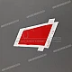 Honda CBR600F HURRICANE Sticker voor Rechterkuipdeel Rechterkant OEM 64306MAL600ZA