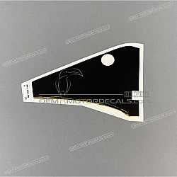 Belly pan decal, right side
