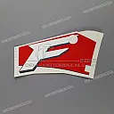 Untere Verkleidung CBR600F Hurricane Aufkleber, rechte Seite