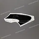 Belly pan stripe, right side