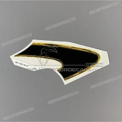 Belly pan decal, right side