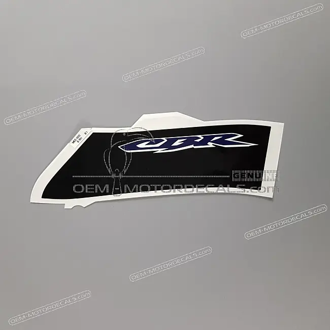 Honda CBR600RR Middle Cowl Stripe Right Side OEM 64307MEE000ZA Genuine Factory Graphic Decal