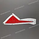 CBR600RR Aufkleber für rechte mittlere Verkleidung