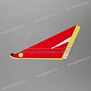 Front cowling stripe, right side