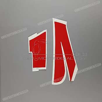 Zijpaneel stickers set, rechterkant