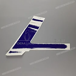Belly pan decal, right side