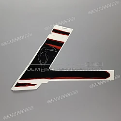 Belly pan decal, right side