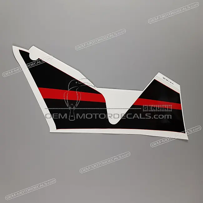 Honda CBR600RR Mittlere Verkleidungsaufkleber Rechte Seite OEM 64308MEE000ZA Original Fabrik Dekal