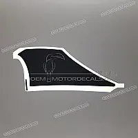 HONDA Adesivo carena inferiore destra 64309-MAL-600ZB