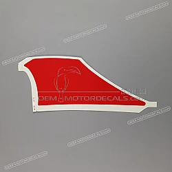Belly pan decal, right side