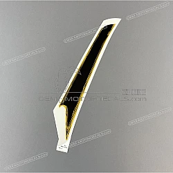 Belly pan decal, right side