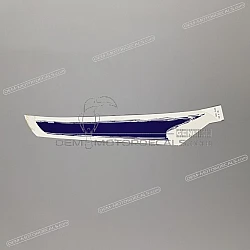 Belly pan decal, right side