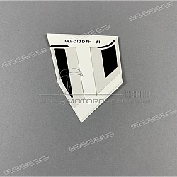 Side cowling decal, right side