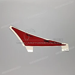 Belly pan decal, right side