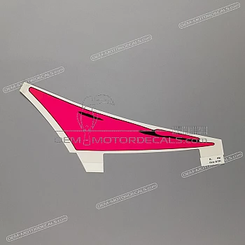 Belly pan decal, right side