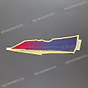 Sticker voor rechter onderkuip
