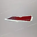 CBR600F Hurricane rechter onderkuip sticker, rechterkant