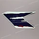 Honda CBR600F Hurricane Adesivo Carenatura Destra Decal OEM 64309MV9930ZC