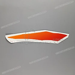 Belly pan decal, right side