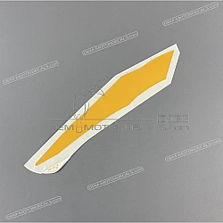 Belly pan decal, right side