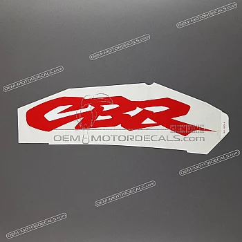 Belly pan decal