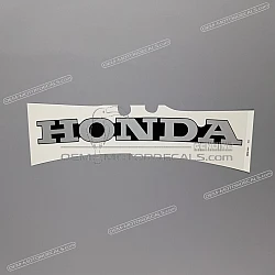 Belly pan decal
