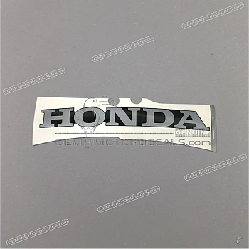 Belly pan decal