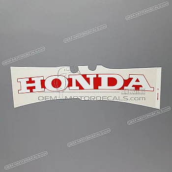 Belly pan decal
