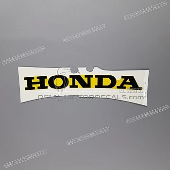 Belly pan decal