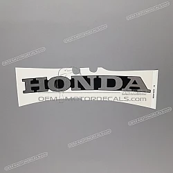 Belly pan decal