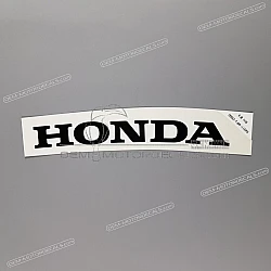 Belly pan decal, left side