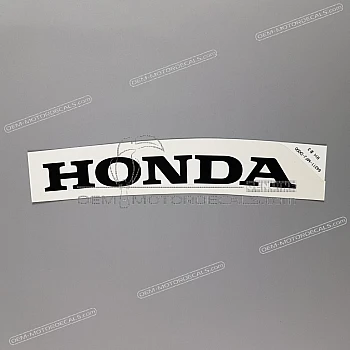 Belly pan decal, right side