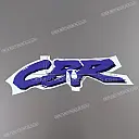 Rechter kuipdeel CBR Hurricane sticker