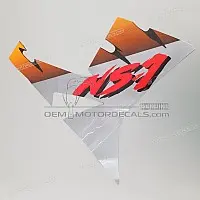 HONDA Belly pan decal, right side 64312-GAS-930ZB