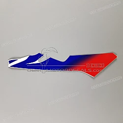 Side cowling decal, right side