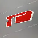 Lower fairing stripe, right side