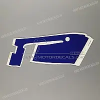 HONDA Seitenverkleidung Aufkleber, Rechte Seite 64312-MV9-630ZB