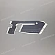 Adesivo carenatura destra Honda CBR600F Hurricane lato destro OEM 64312MV9640ZB