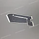 Honda CBR600F Hurricane Adesivo carena lato sinistro OEM 64313MV9640ZB