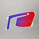Rechter zijkap CBR600F sticker, rechterkant