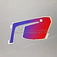 HONDA Autocollant de flanc de carénage CBR600F, côté droit 64313-MV9-840ZA