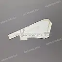 Autocollant de sabot moteur inférieur CBR600F Hurricane, côté droit