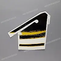 HONDA Pegatina de quilla inferior derecha, lado derecho 64315-MAL-E00ZD