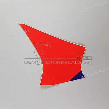 Belly pan decal, right side